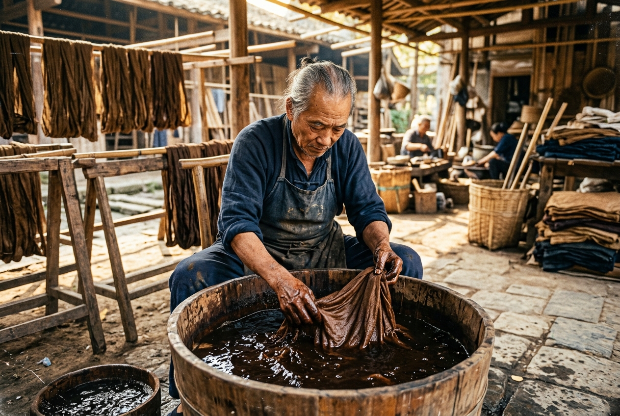 香云纱制作工艺